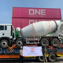 Concrate Mixer Truck HOWO  Shanghai  Jakarta