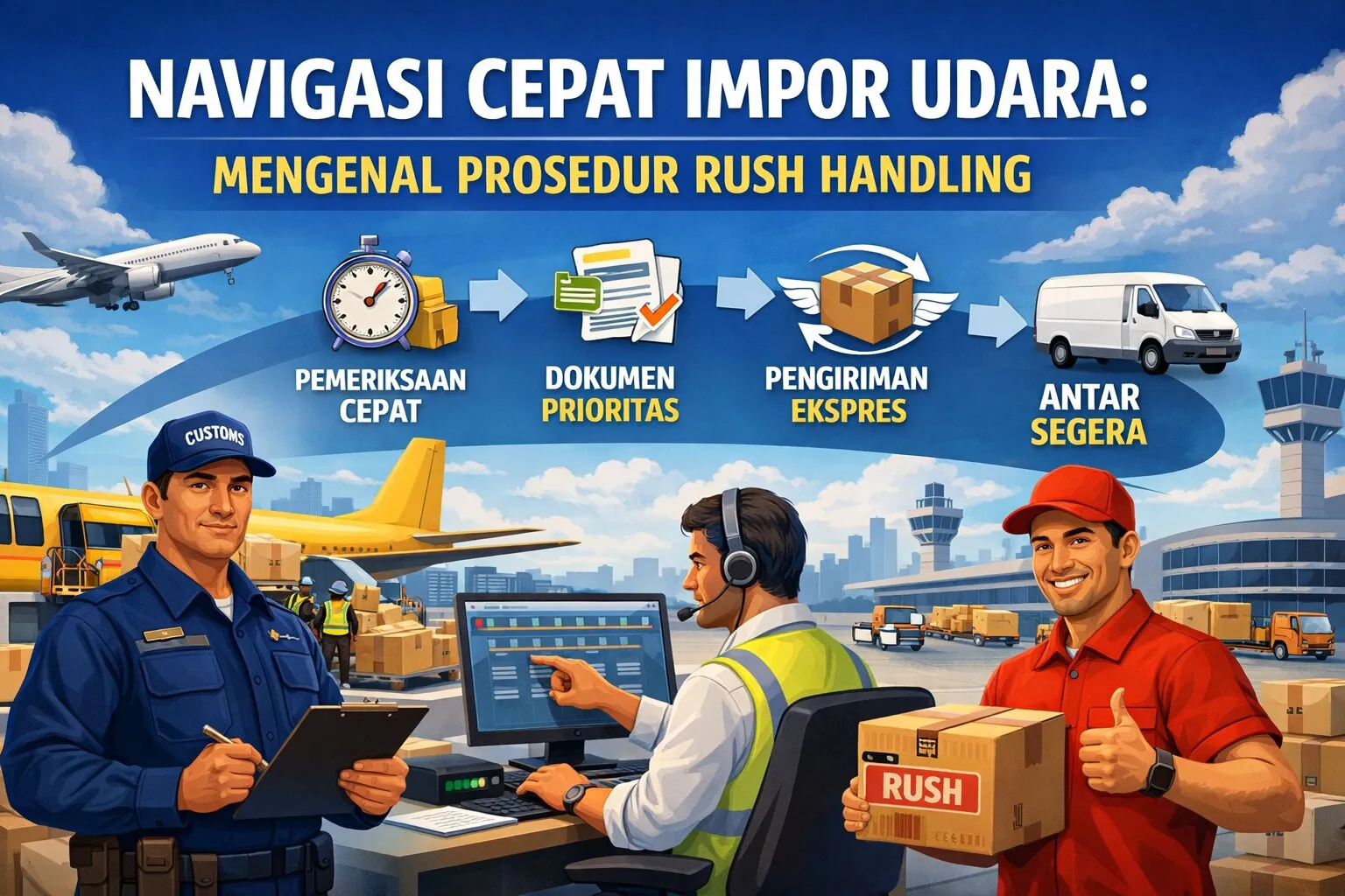 NAVIGASI CEPAT IMPOR UDARA: MENGENAL PROSEDUR RUSH HANDLING