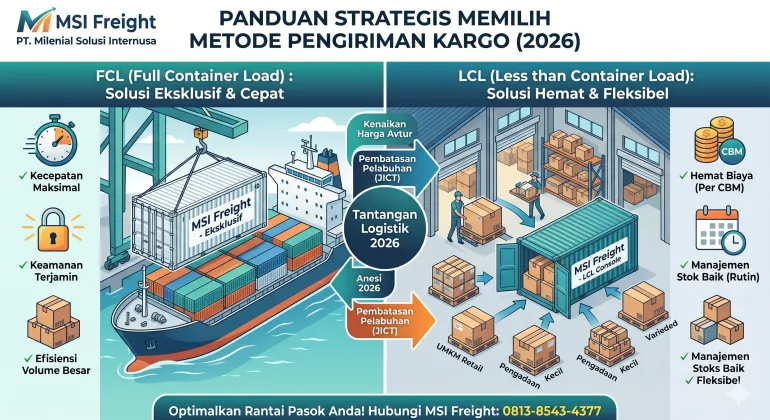 FCL VS. LCL: PANDUAN STRATEGIS MEMILIH METODE PENGIRIMAN KARGO YANG TEPAT UNTUK BISNIS ANDA