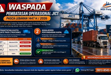 WASPADA PEMBATASAN OPERASIONAL JICT PASCA LEBARAN 1447 H  2026